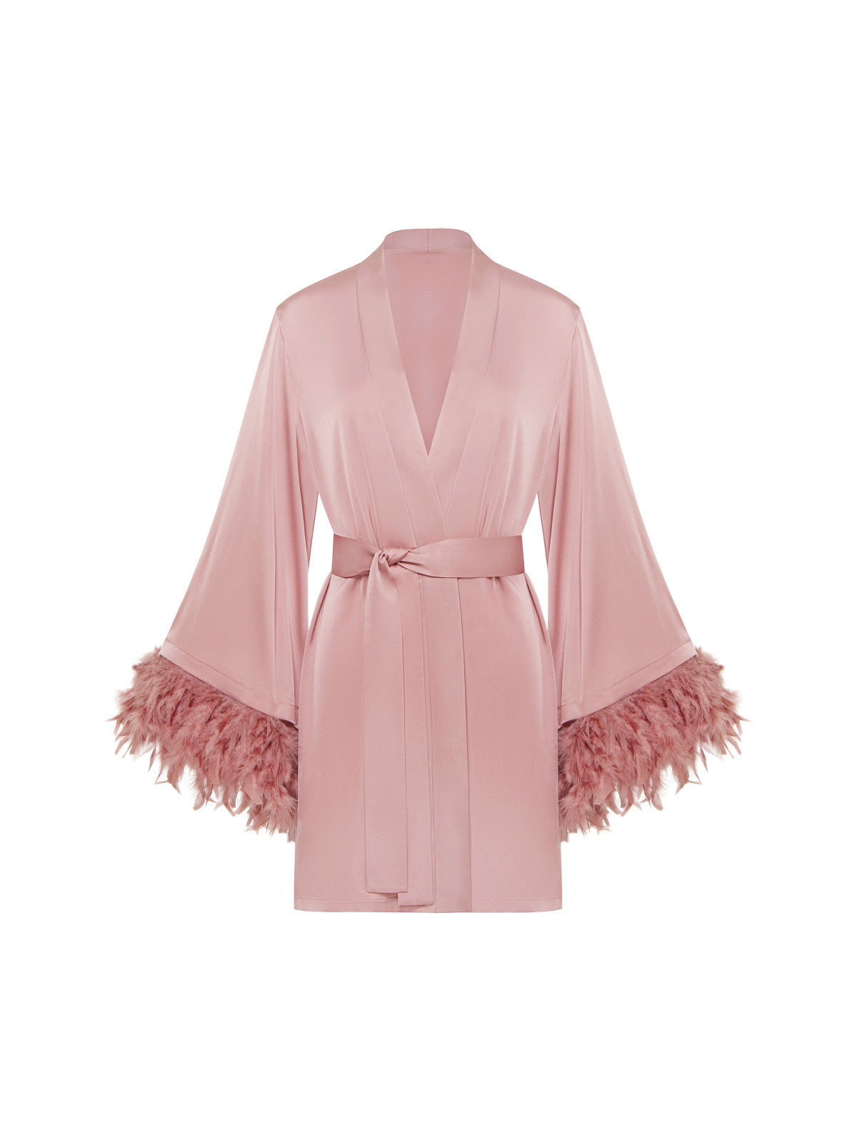 NOELIA KIMONO FEATHER | IN PINK