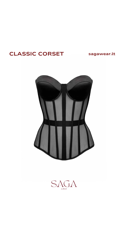 CLASSIC CORSET || IN BLACK