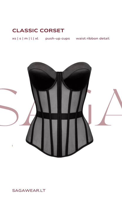 CLASSIC CORSET || IN BLACK