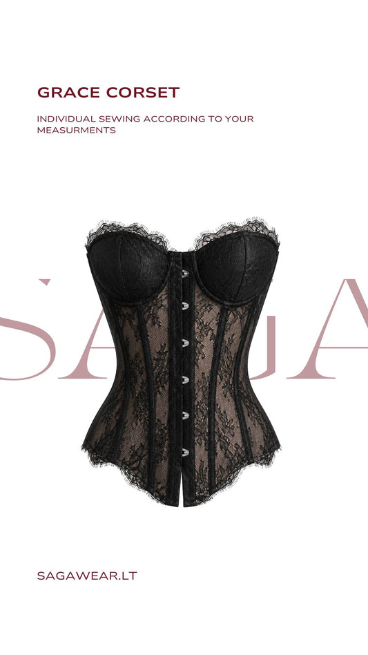GRACE CORSET || IN BLACK