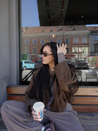 THE FLUID SILHOUETTE || SET OF TWO ||  IN CAPPUCINO