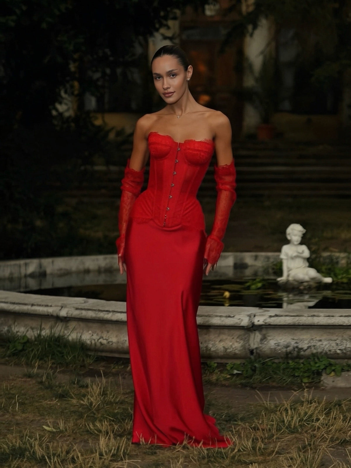 MARTICIA CORSET | IN RED