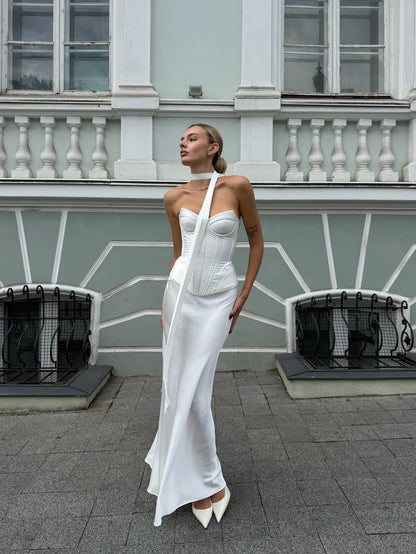 MADONNA CORSET || IN WHITE