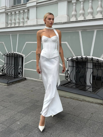 MADONNA CORSET || IN WHITE