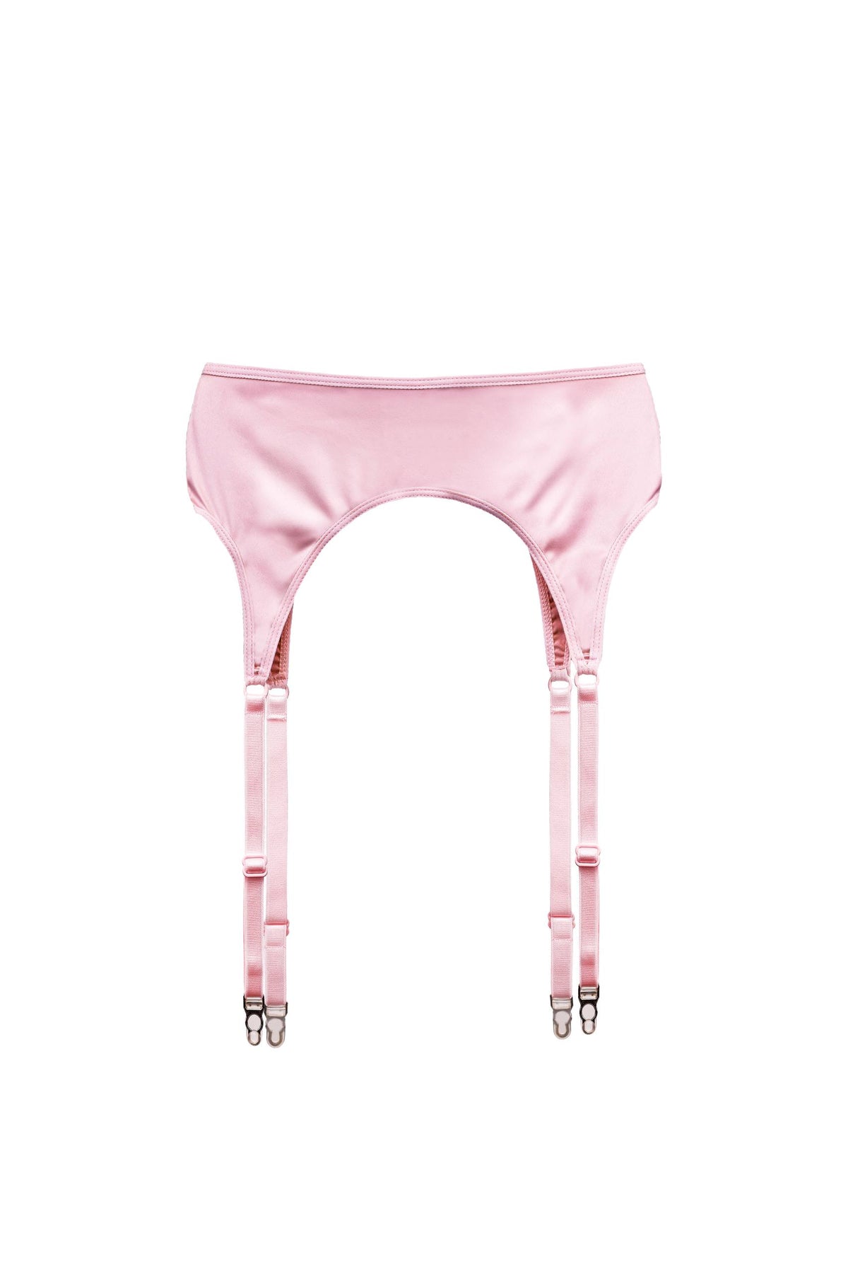 SATEN GARTER BELT | IN MARSHMELLOW
