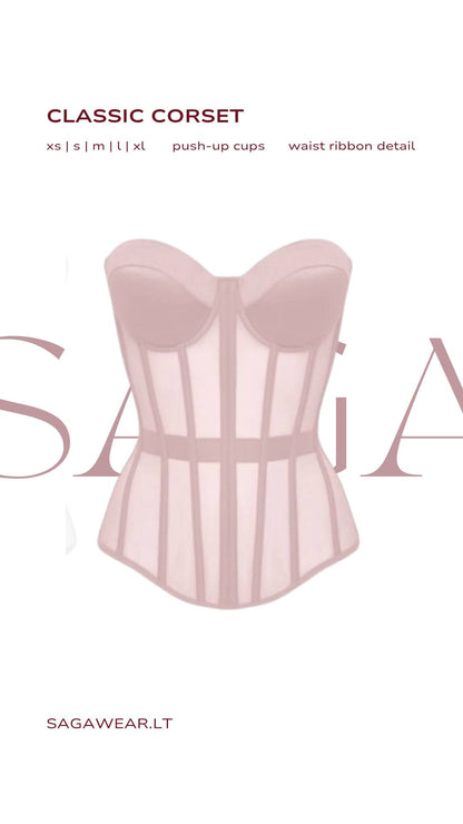 CLASSIC CORSET || IN PINK