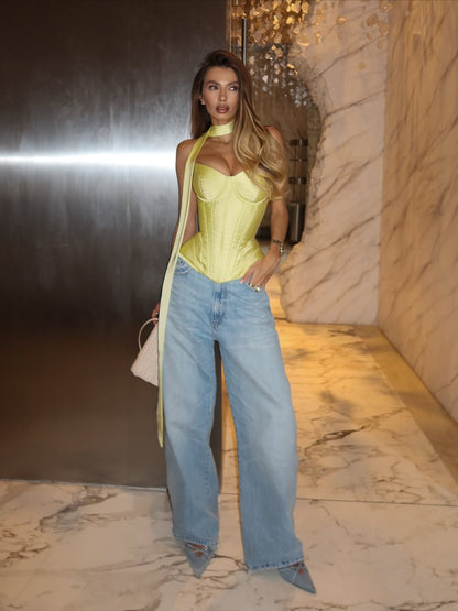 MADONNA CORSET || IN LEMON