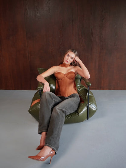 CLASSIC MONO CORSET || IN CARAMEL