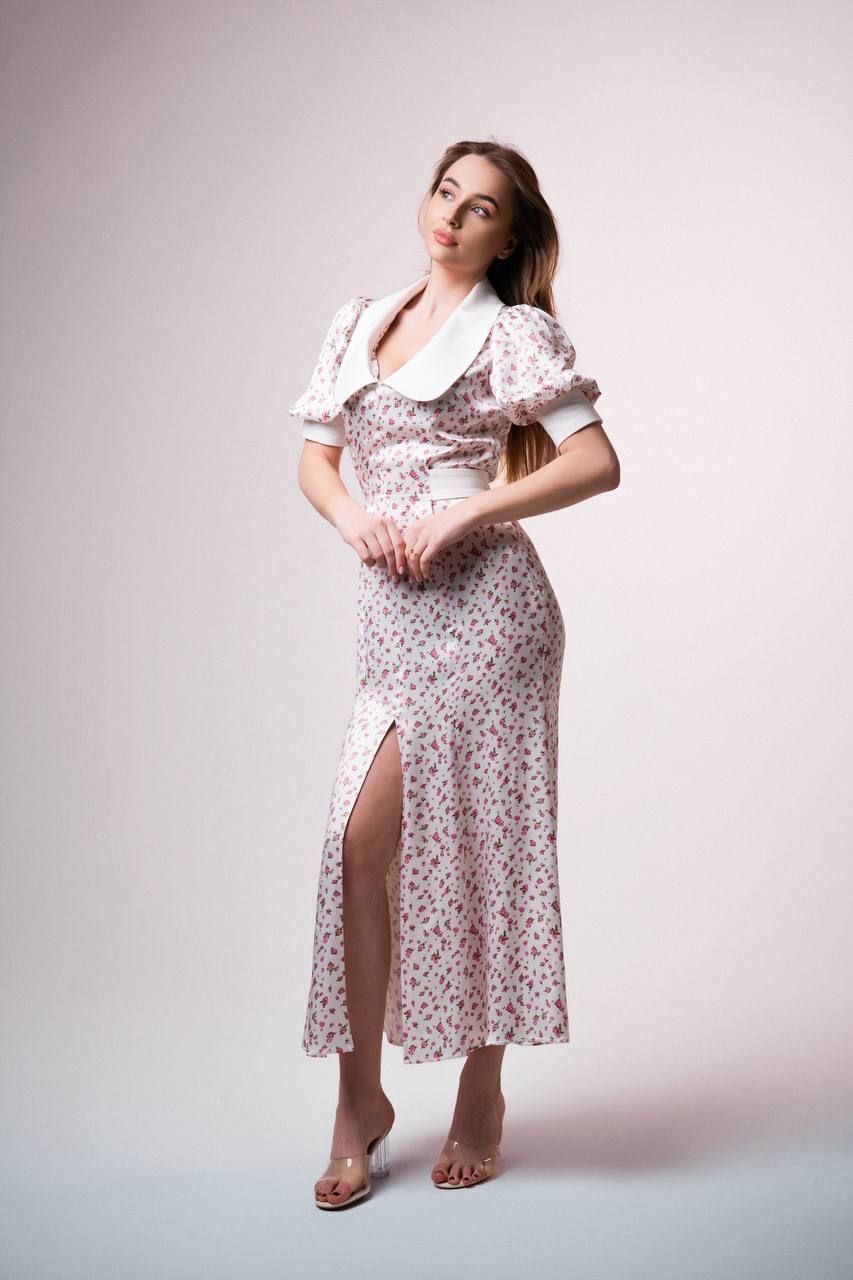 ROSEMARRY DRESS |  rose silk