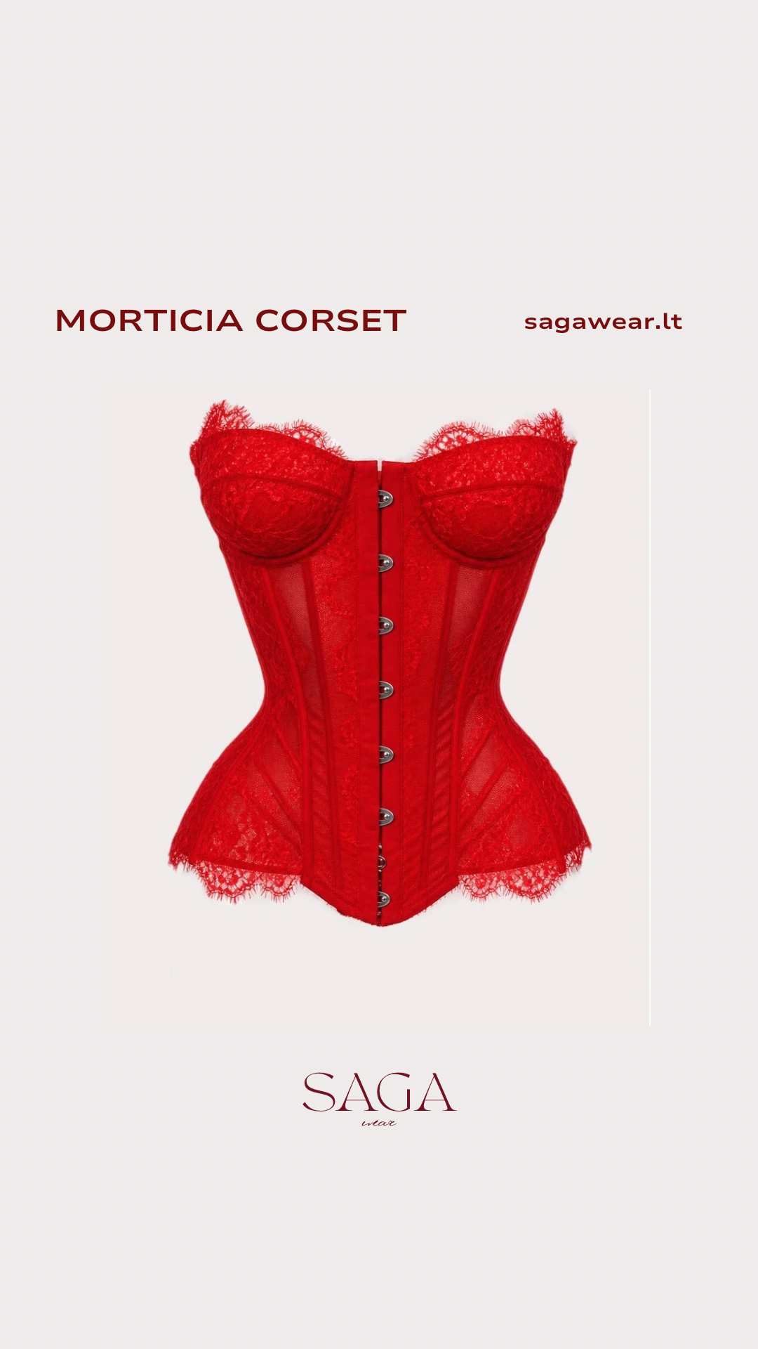 MARTICIA CORSET | IN RED