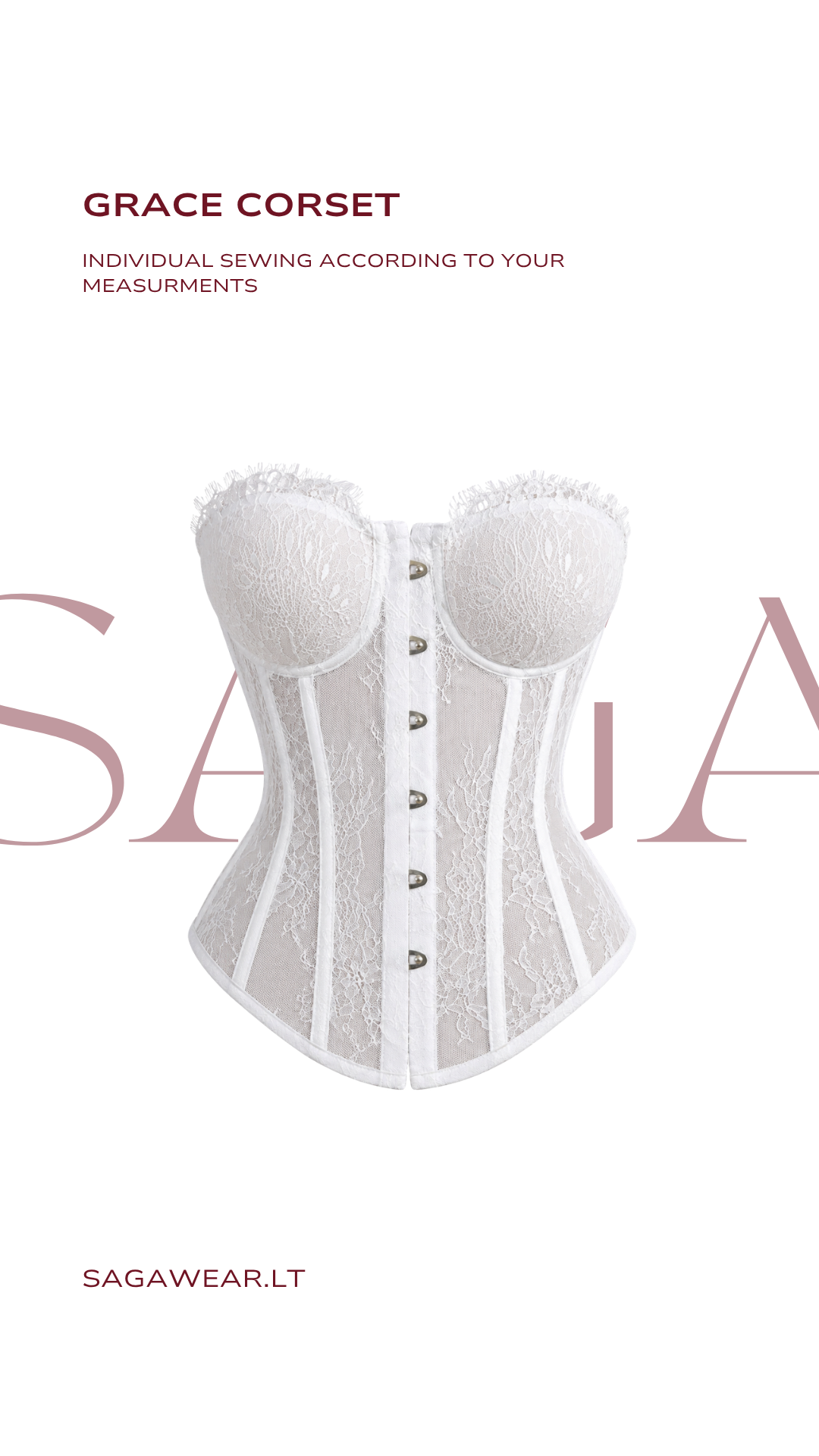 GRACE CORSET || IN WHITE