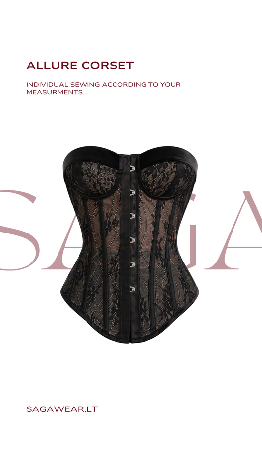 ALLURE CORSET || IN BLACK