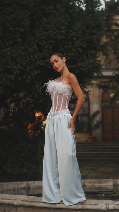 ADELE LONG CORSET | IN BLACK